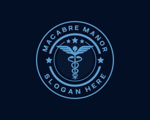 Caduceus Medical Hospital logo design