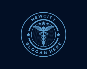 Caduceus Medical Hospital logo design