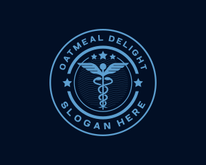 Caduceus Medical Hospital logo design