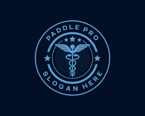 Caduceus Medical Hospital logo design