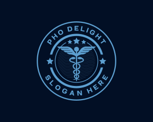 Caduceus Medical Hospital logo design