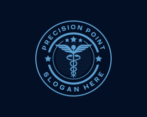 Caduceus Medical Hospital logo design