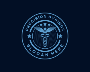 Caduceus Medical Hospital logo design