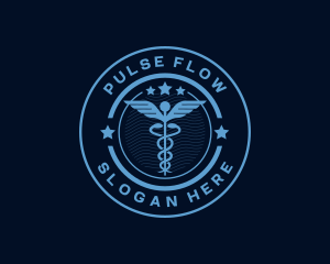 Caduceus Medical Hospital logo design