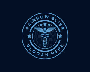 Caduceus Medical Hospital logo design