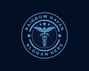 Caduceus Medical Hospital logo design