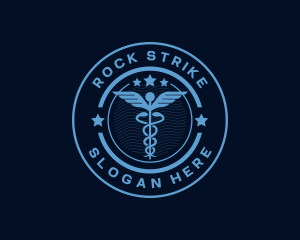 Caduceus Medical Hospital logo design