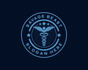 Caduceus Medical Hospital logo design