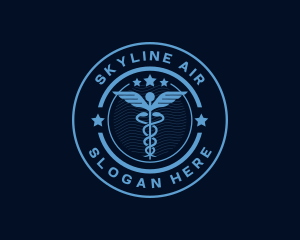 Nurse - Caduceus Medical Hospital logo design