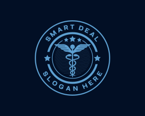 Caduceus Medical Hospital logo design