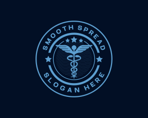 Caduceus Medical Hospital logo design