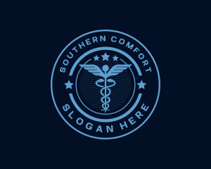 Caduceus Medical Hospital logo design