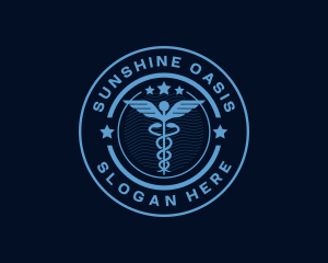 Caduceus Medical Hospital logo design