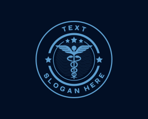 Caduceus Medical Hospital logo design