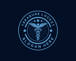 Caduceus Medical Hospital logo design