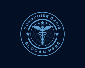 Caduceus Medical Hospital logo design