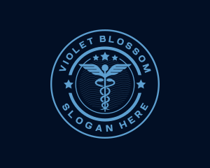 Caduceus Medical Hospital logo design