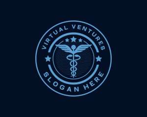 Caduceus Medical Hospital logo design