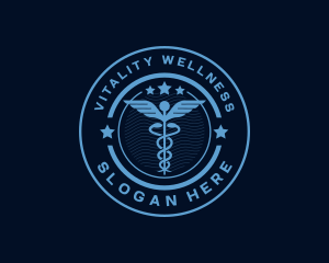 Caduceus Medical Hospital logo design