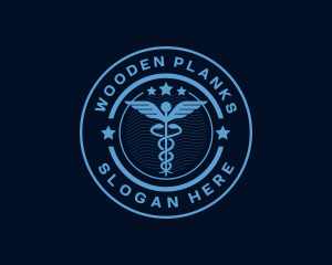 Caduceus Medical Hospital logo design