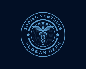 Caduceus Medical Hospital logo design