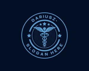 Caduceus Medical Hospital logo design