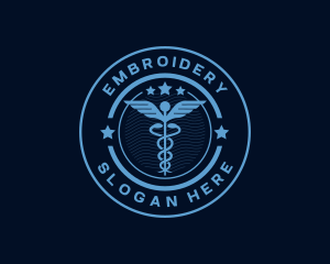 Caduceus Medical Hospital logo design