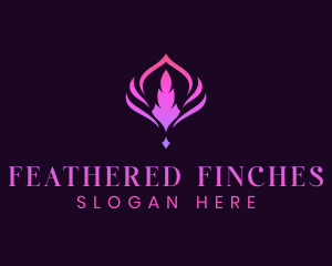 Quill Feather Pen logo design