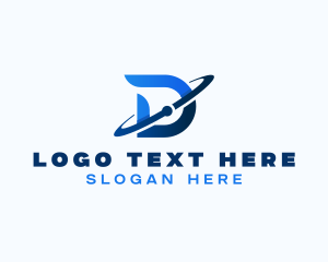 Technology - Professional Orbit Letter D logo design