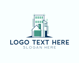 Blueprint - Blueprint Draftsman Architect logo design