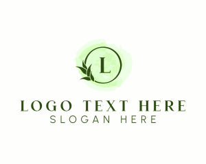 Accessories - Nature Leaves Wreath logo design