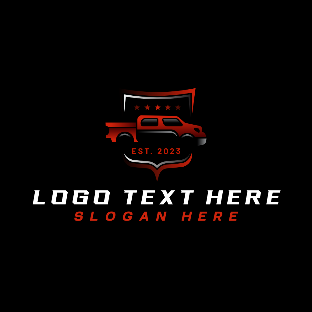 Pickup Truck Emblem Logo | BrandCrowd Logo Maker