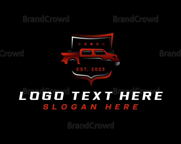 Pickup Truck Emblem Logo