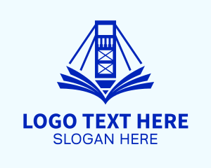Property Developer - Bridge Engineering Book logo design