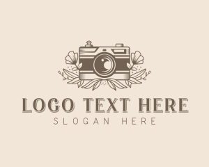 Vlog - Vlogger Camera Rangefinder logo design