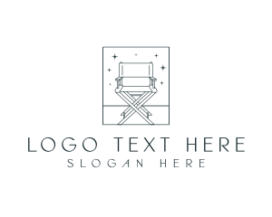 Cinematography - Film Director Chair logo design