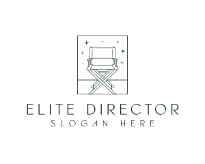 Director - Film Director Chair logo design