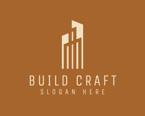 Building Tower Architecture logo design