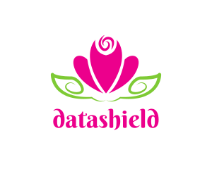 Elegant Pink Flower  Logo