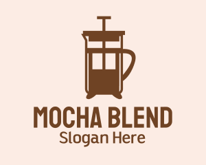 Mocha - Brown French Press logo design