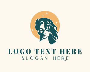 Hair Stylist - Beauty Hair Stylist Woman logo design