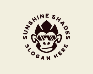 Sunglasses - Gamer Monkey Sunglasses logo design