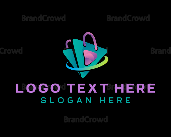 Shopping Bag Mobile App Logo