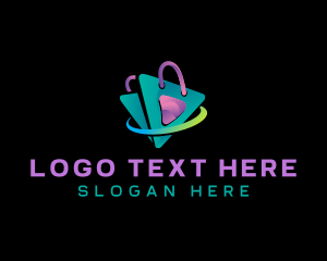 Shopping Bag Mobile App Logo