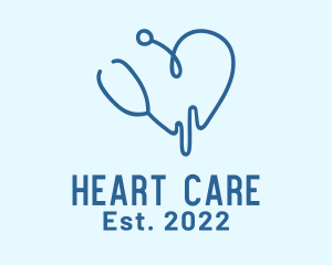 Cardiology - Medical Heartbeat Center logo design