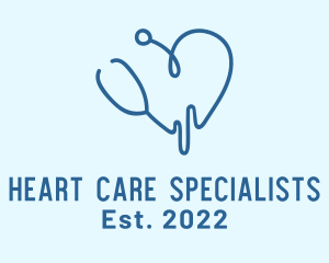 Cardiologist - Medical Heartbeat Center logo design