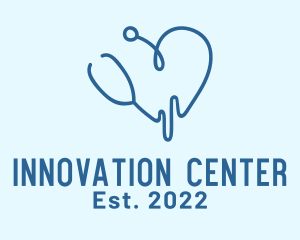 Center - Medical Heartbeat Center logo design