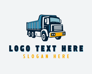 Construction Dump Truck Logo