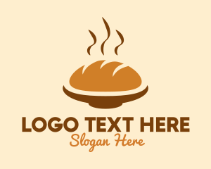 Fresh - Bread Loaf Bakery logo design