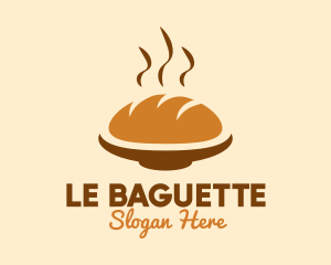 Baguette - Bread Loaf Bakery logo design